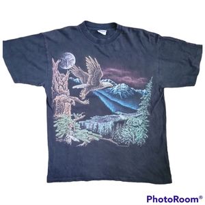 Vintage Nature Hawk T-shirt